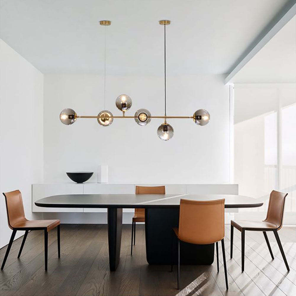 Modern Bubble Pendant Light over dining table