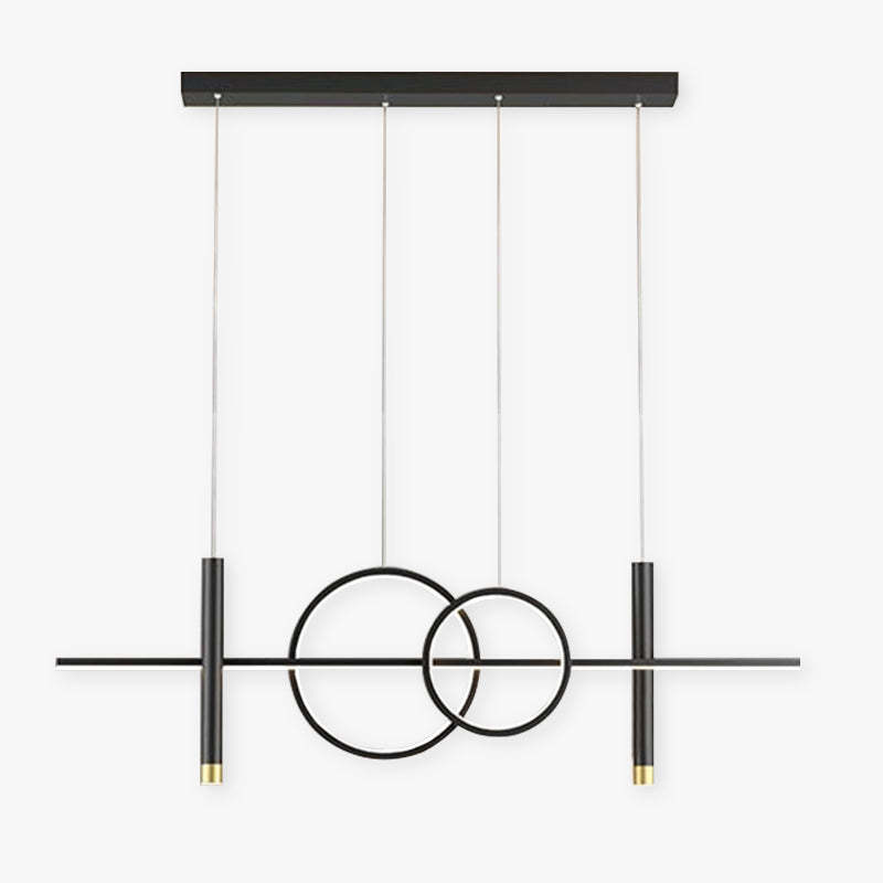 Madina Scandinavian Black Metal Pendant Light