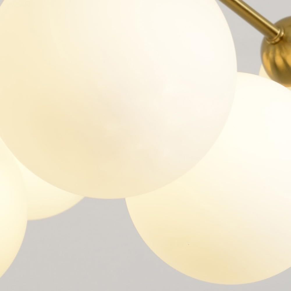 Close-up of Valentina LED Chandelier Glass Shade