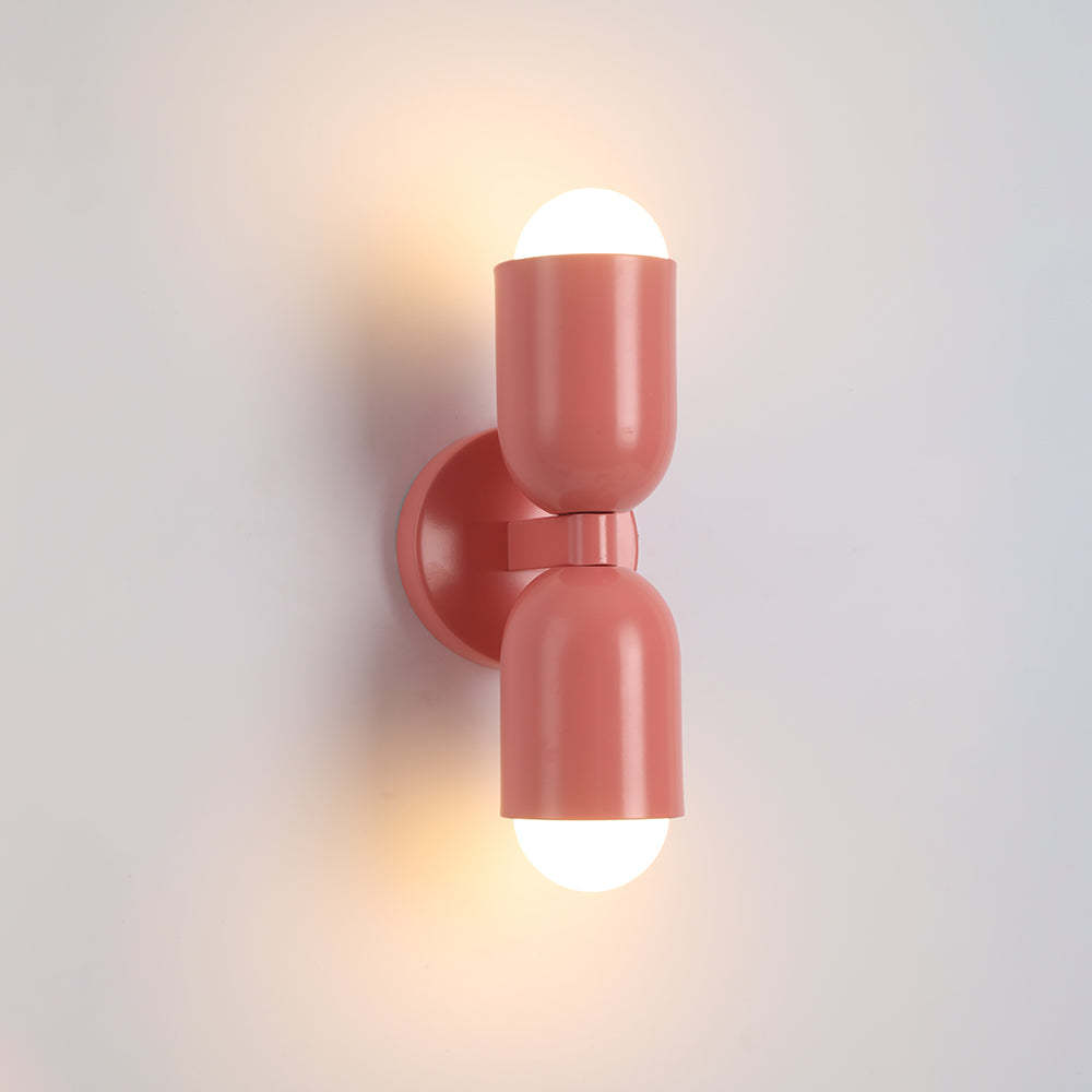 Pink Morandi Wall Lamp: Modern artistic lighting.