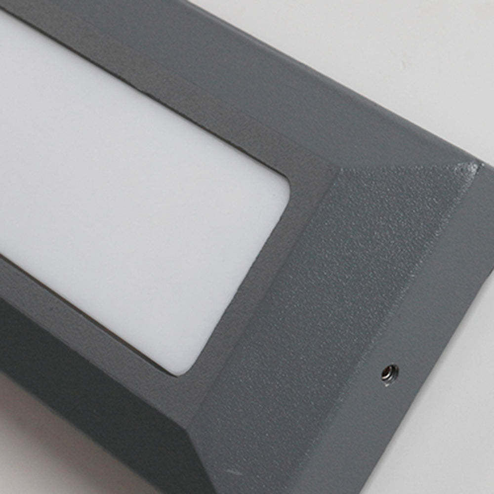 Close-up of Gray Orr Rectangular Step Light