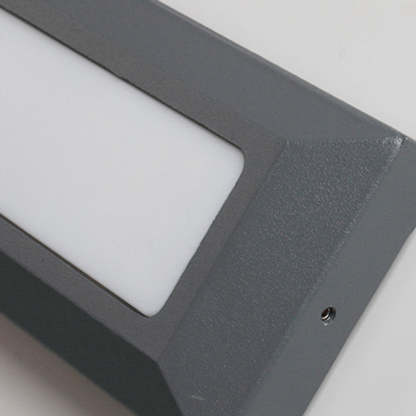 Close-up of Gray Orr Rectangular Step Light