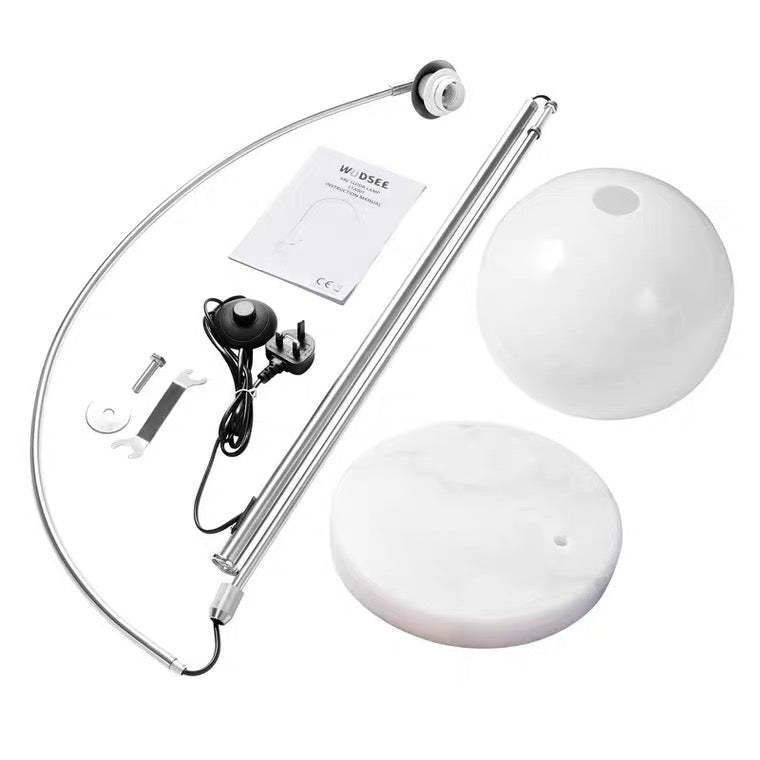 Salgado Floor Arc Lamp - Assembly Components