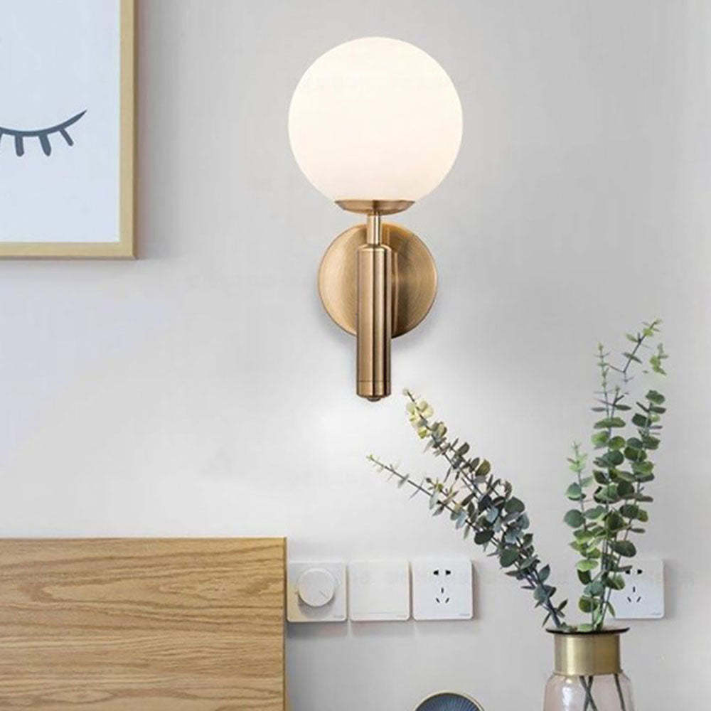 Valentina wall lamp, modern globe design, indoor lighting