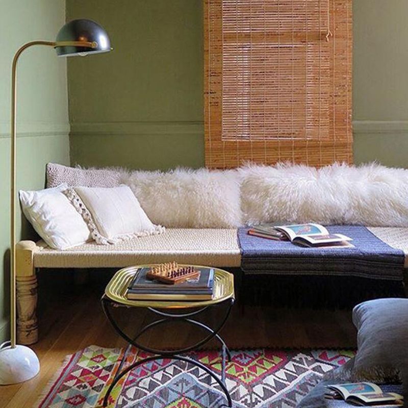 Eryn Floor Lamp in a living room with cozy atmosphere
