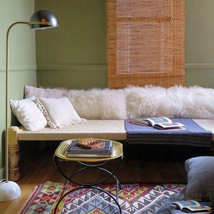 Eryn Floor Lamp in a living room with cozy atmosphere