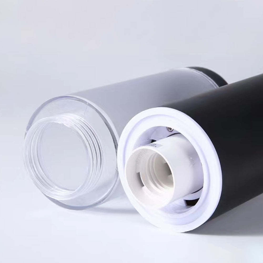 Pena Outdoor Path Light disassembled, showing components and design