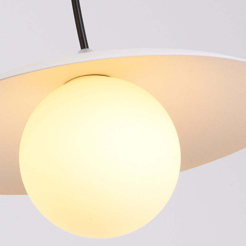 Morandi Modern LED Pendant Light: Glowing Orb