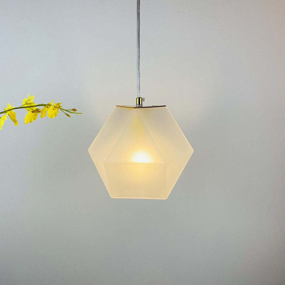 Hailie Modern Glass Multi Polygonal Pendant Light