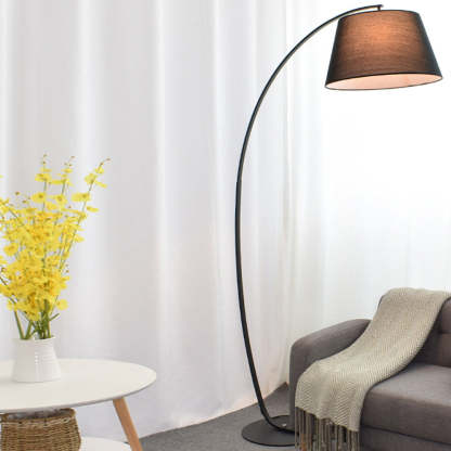 Salgado Arc Floor Lamp in Living Room