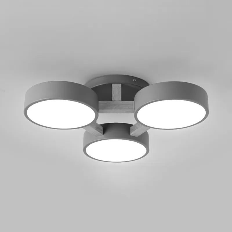 Minori Flush Mount Ceiling Light - Gray