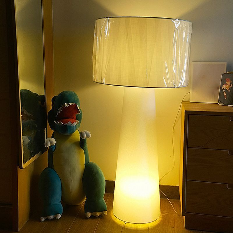 Eryn Fabric Floor Lamp with Dinosaur Plush