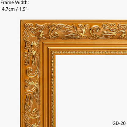 Ornate gold picture frame for Ogunquit, Maine painting