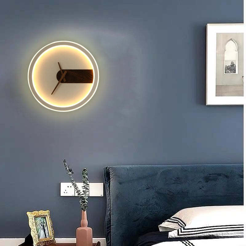 Nielsen Clock Design Wall Lamp in Bedroom