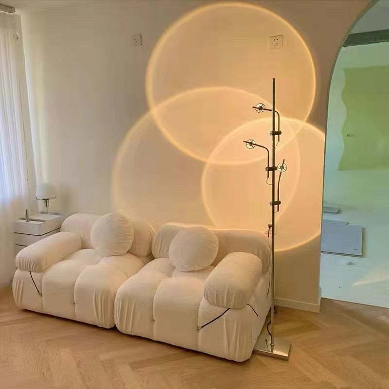 Salgado Floor Lamp in Living Room - Sunset Projector