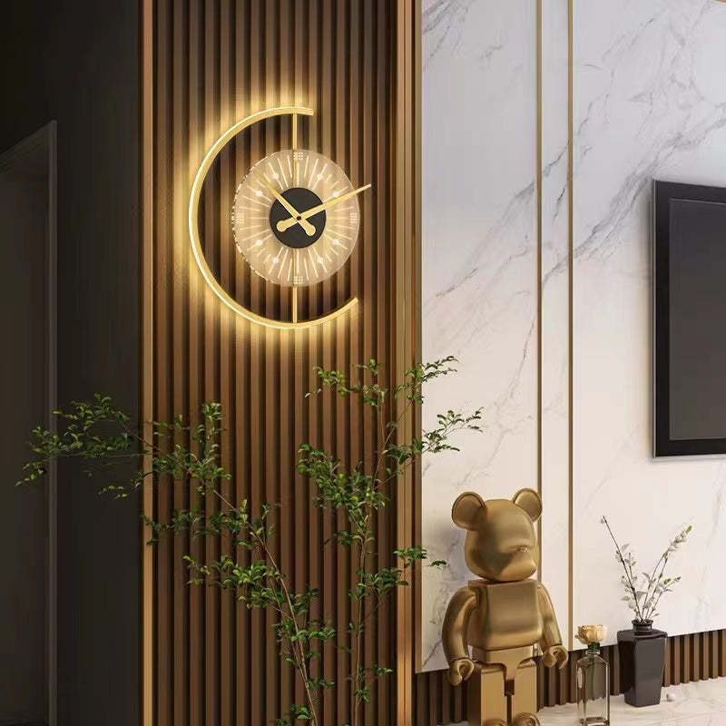 Nielsen Modern Clock LED Wall Lamp - Wall decor