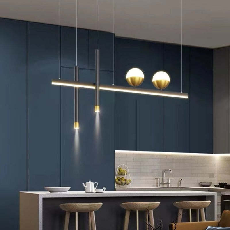Modern pendant light over kitchen island, Madina design