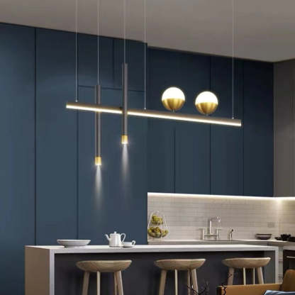 Modern pendant light over kitchen island, Madina design
