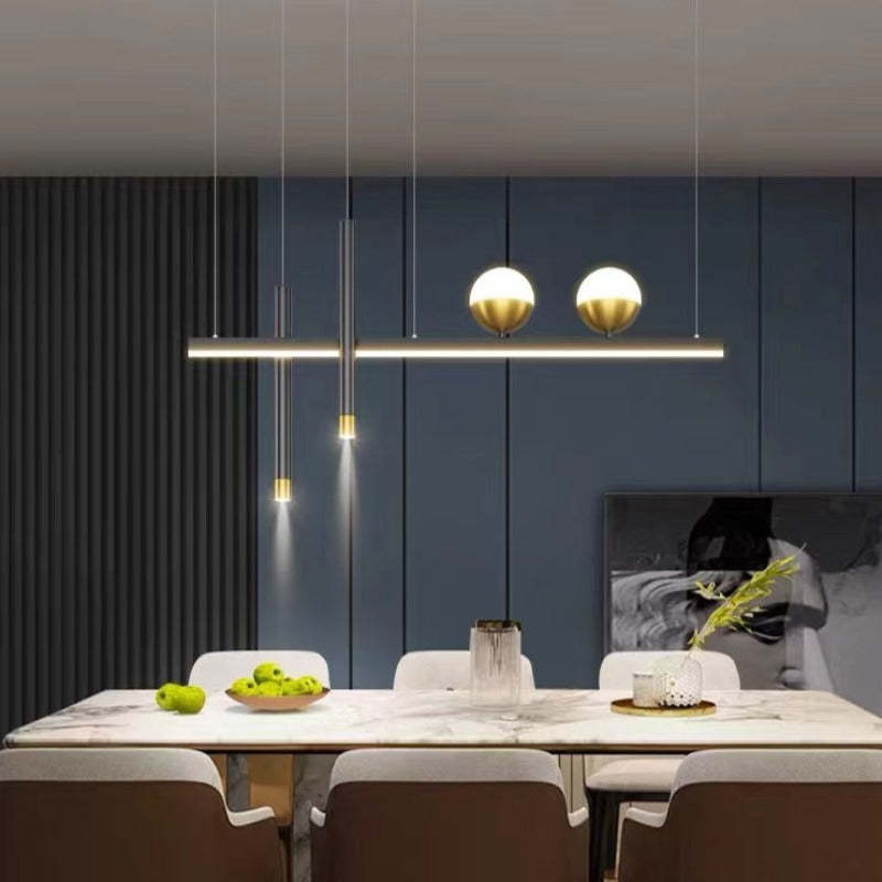 Madina Modern Globe Pendant Light over dining table