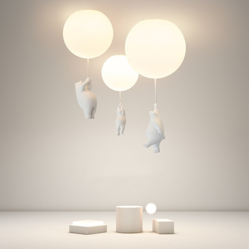 Bear Balloon LED Ceiling Light Fixture