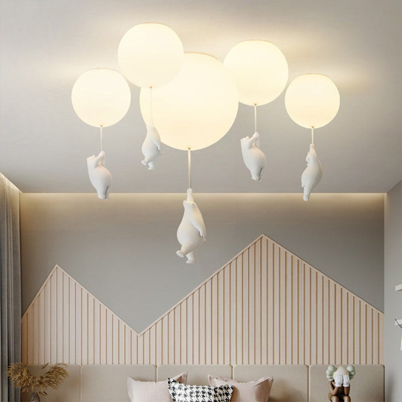 Bear Balloon LED Ceiling Light for Kids