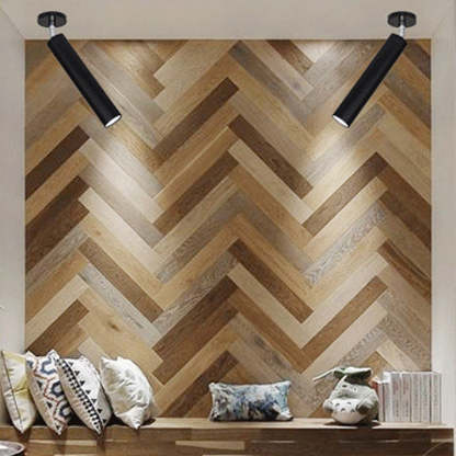 Modern metal spotlight lighting on wooden wall - Las Sola