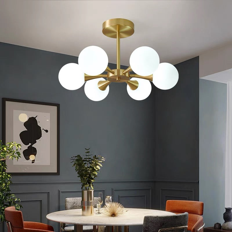 Valentina pendant light in dining room setting.
