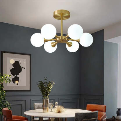Valentina pendant light in dining room setting.