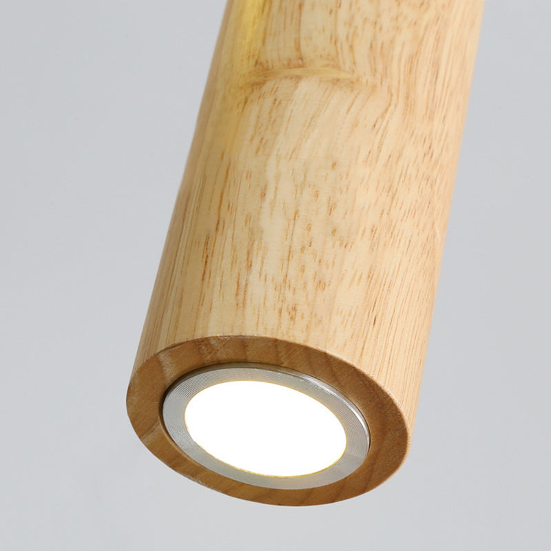 Close-up of Ozawa Wood Pendant Light