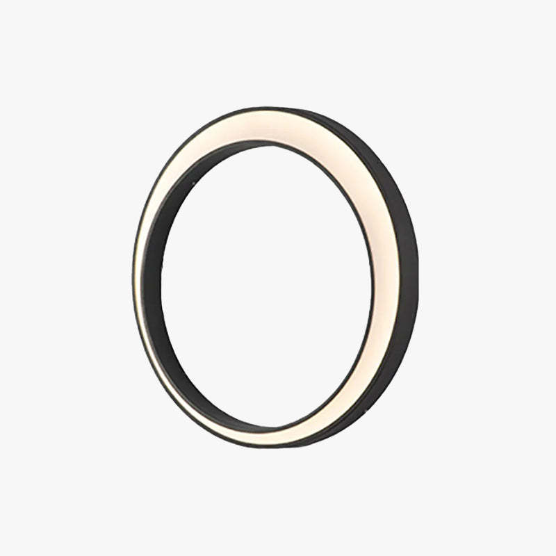 Elif LED Ring Wall Lamp - Modern Outdoor Lighting Fixture