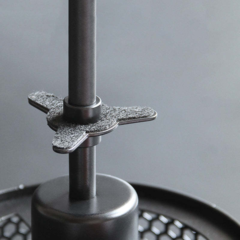 Contemporary pendant light metal and felt detail, Lassola