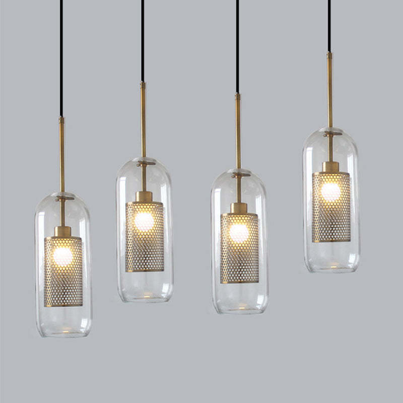 Oneal Pendant Light - Cylindrical Glass Shade
