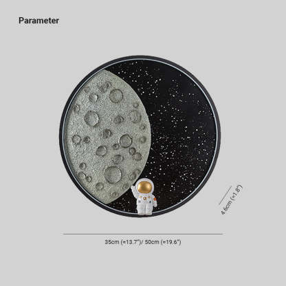 Elif Astronaut Moon Lamp dimensions for kids room