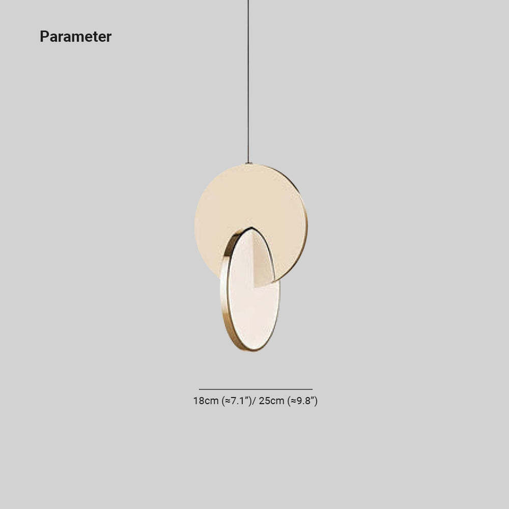 Welsh Pendant Light Disc - Dimensions 18cm/25cm, modern lighting