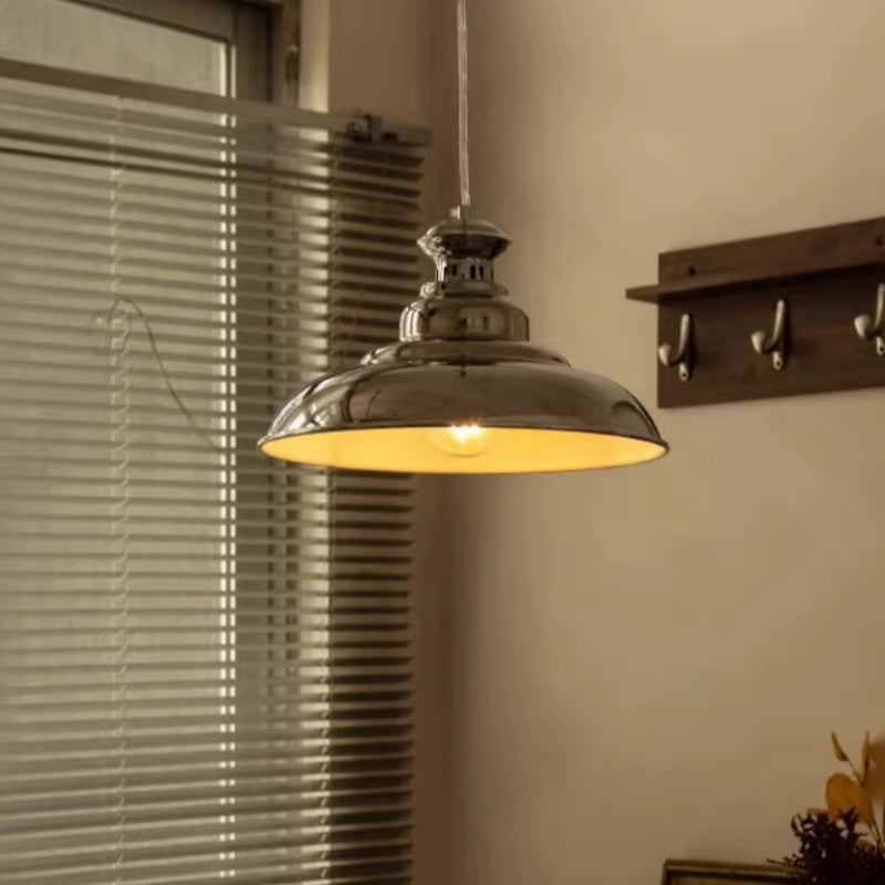 Chrome Alessio LED Pendant Light - Industrial Lighting