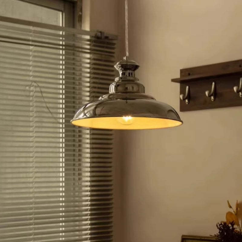 Chrome Alessio LED Pendant Light - Industrial Lighting