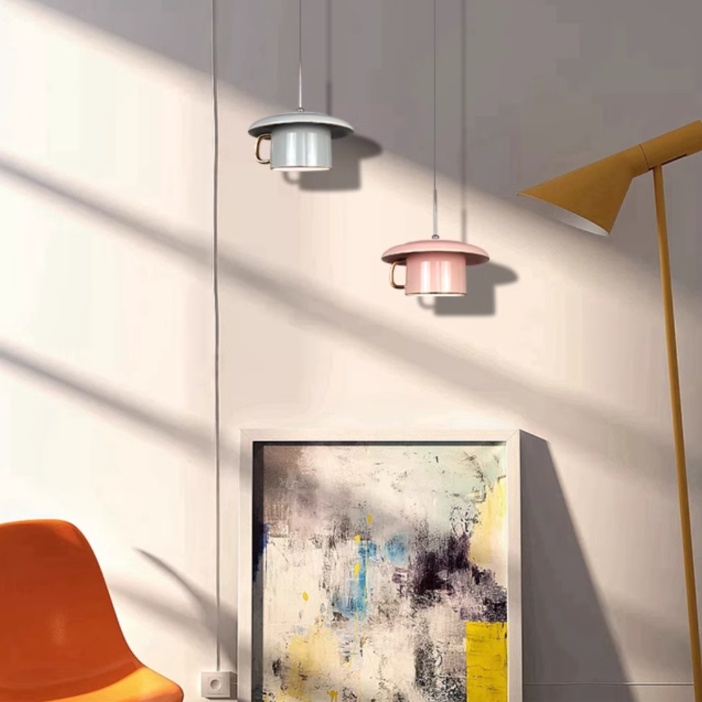 Hailie Urban Cup Pendant Lights in interior design