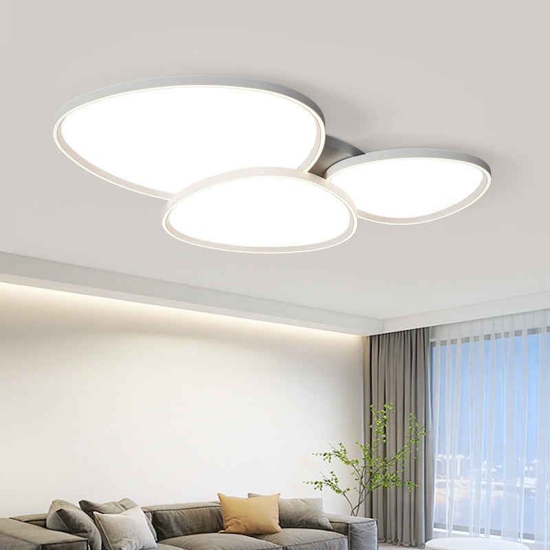 Quinn LED ceiling light fixture in living room