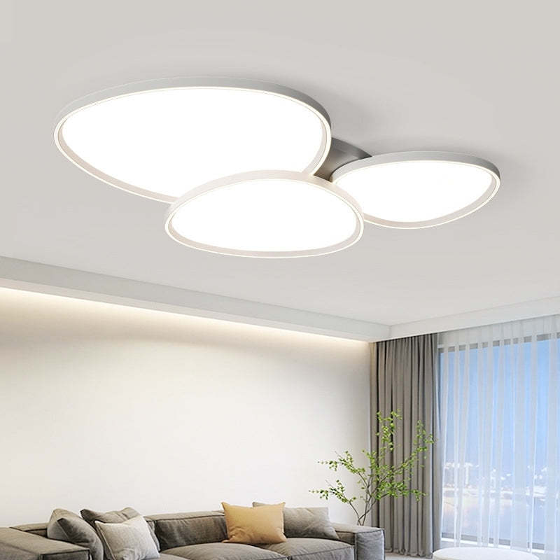 Quinn LED ceiling light fixture in living room