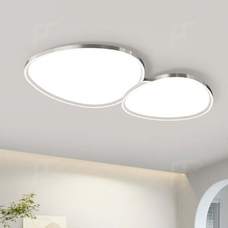 Quinn Modern LED Oval Ceiling Light for Living Room