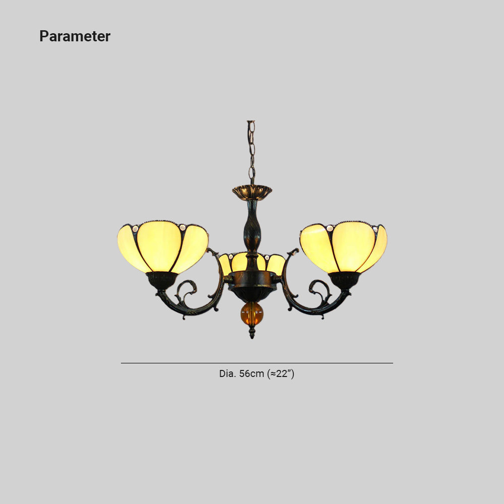 Eryn Vintage Install LED Chandelier, Dia. 56cm