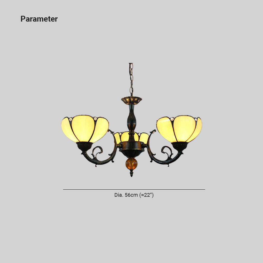 Eryn Vintage Install LED Chandelier, Dia. 56cm
