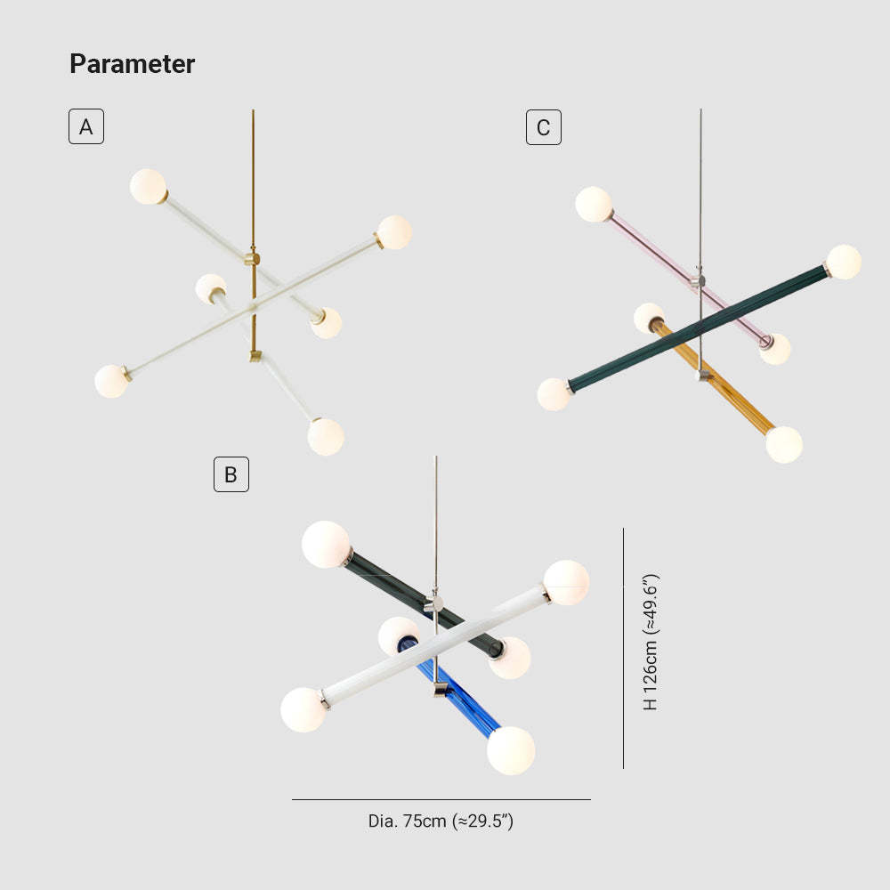 Avi pendant light options for children's room