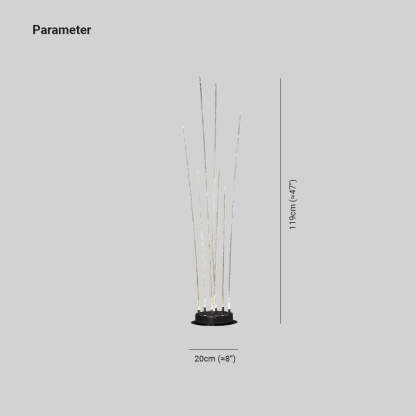 Riley Optical Fiber LED Ground Light - Dimensions