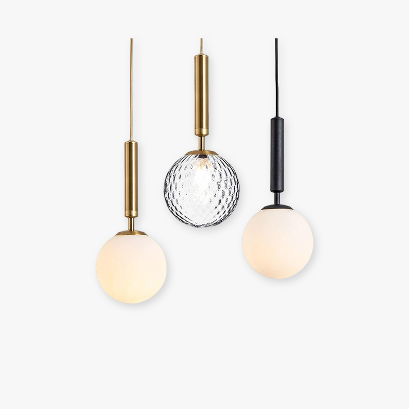 Valentina Modern Glass Ball Pendant Light