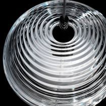 Hailie pendant light. Modern glass lighting fixture.