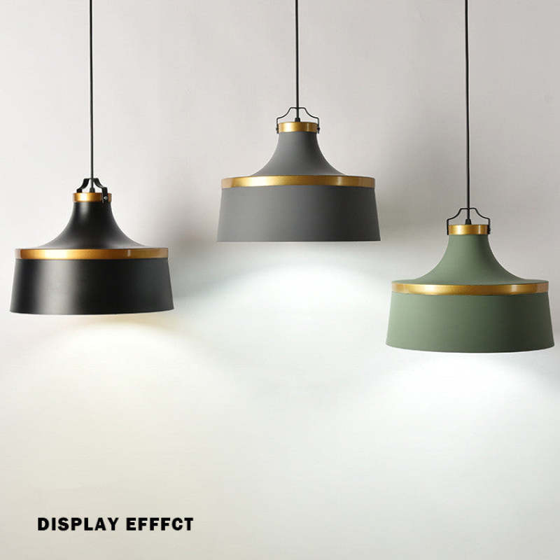 Morandi style pendant lights: Black, Gray, Green. Las Sola