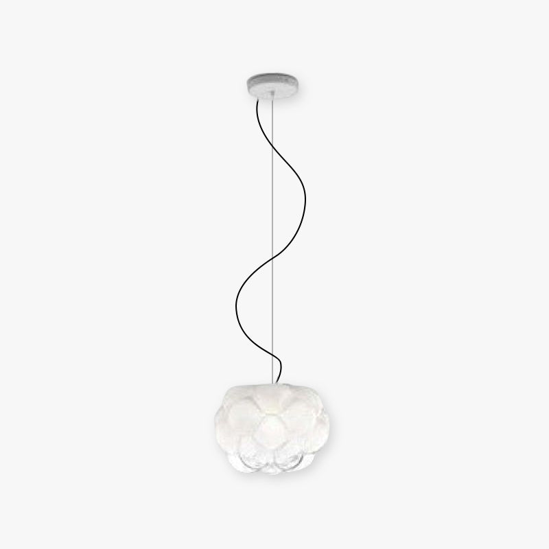 Modern cloud glass pendant light for bedroom, dining room, and living room