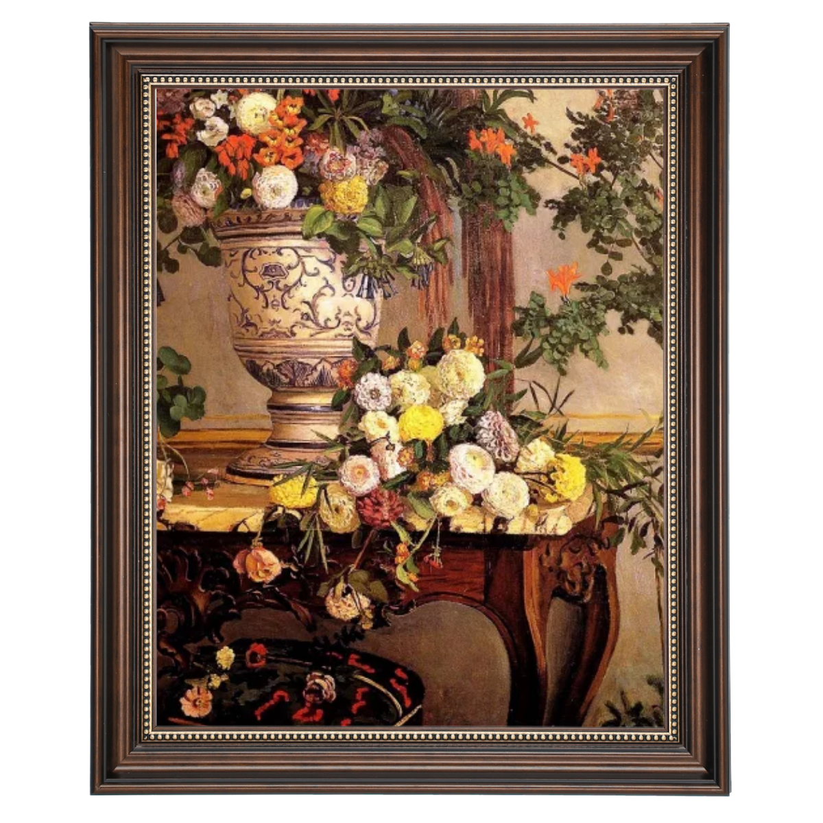 Frederic Bazille "Flowers" Oil Painting Reproduction