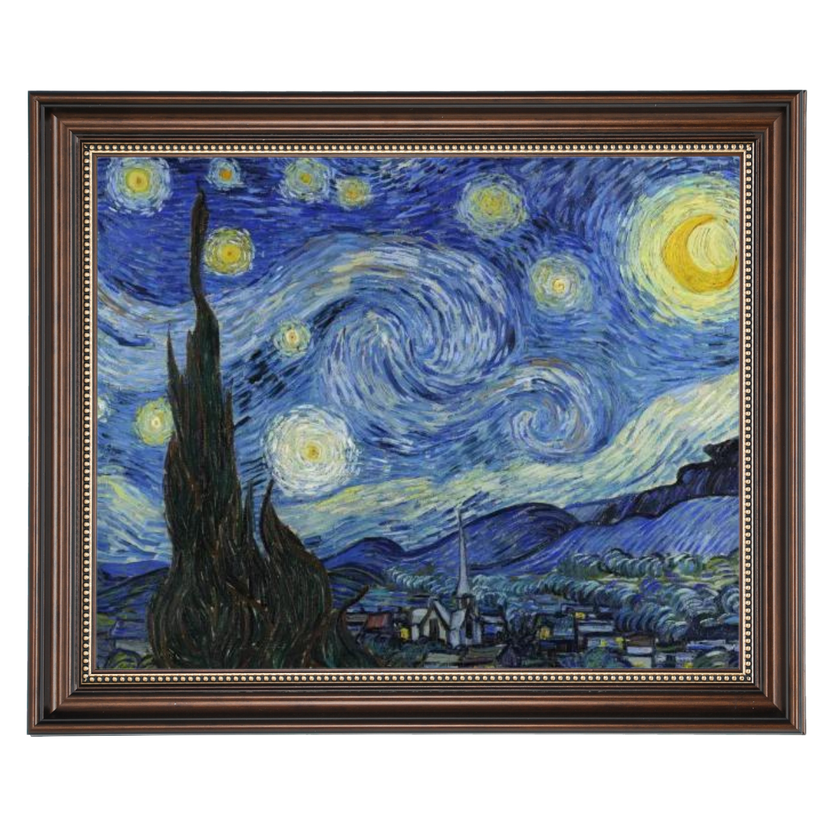 Van Gogh's Starry Night framed oil painting reproduction